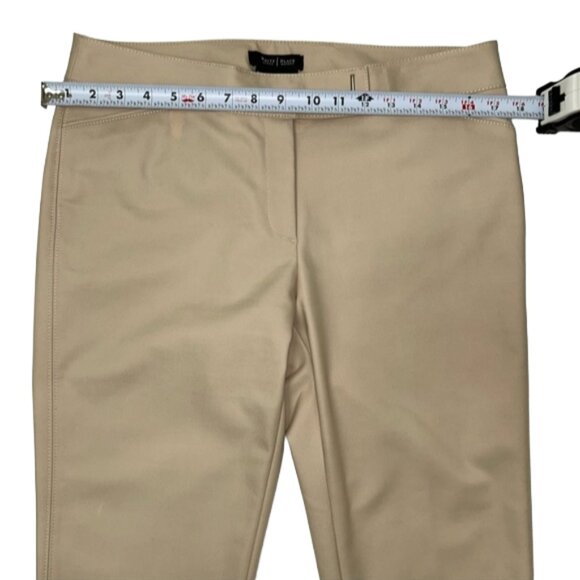 NWT WHBM Perfect Form Slim Ankle Pants Shell Beige 8R NWT Stretch Workwear - Picture 9 of 13